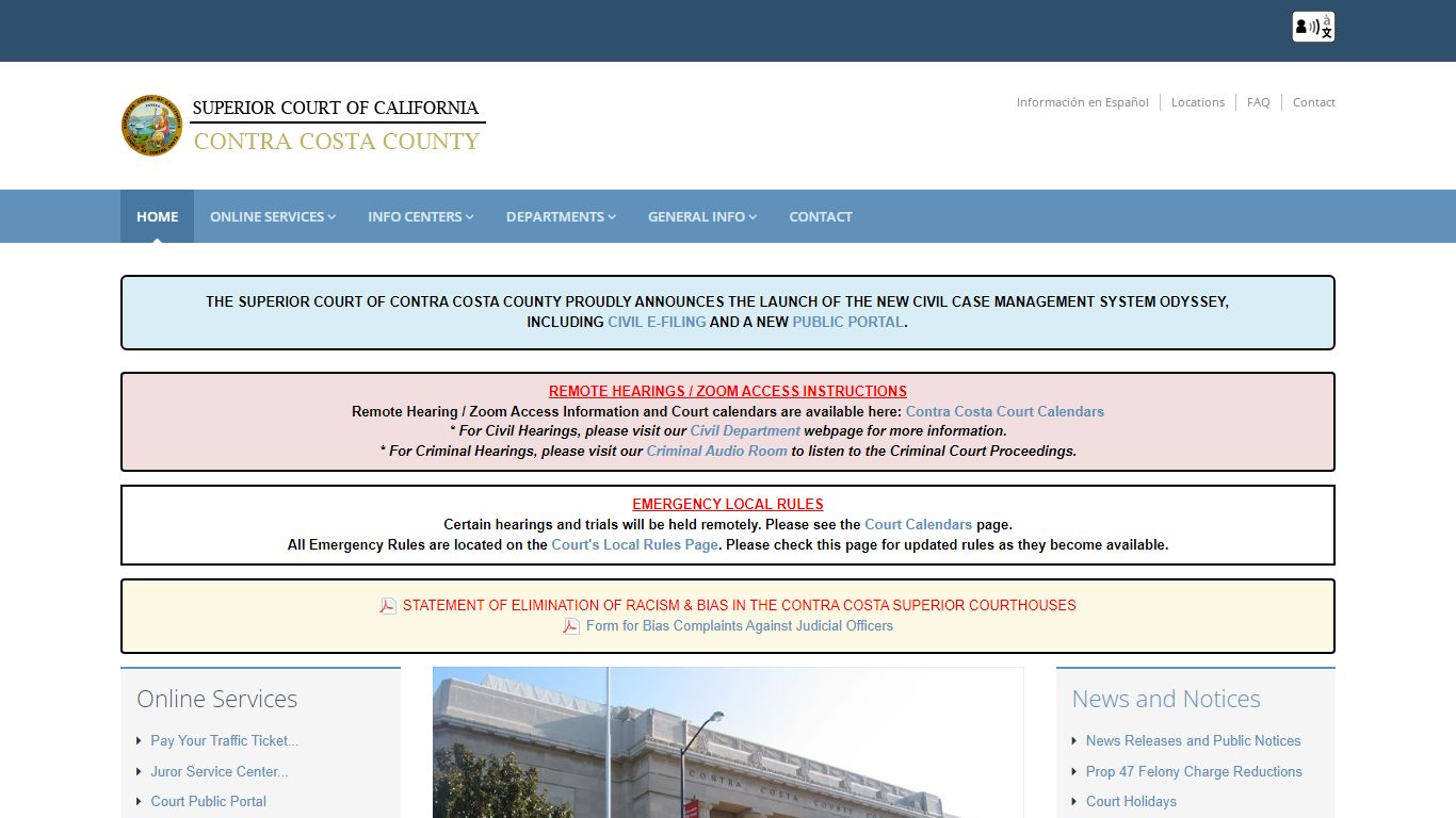 MAIL REQUEST FOR COURT RECORDS - County of Contra Costa
